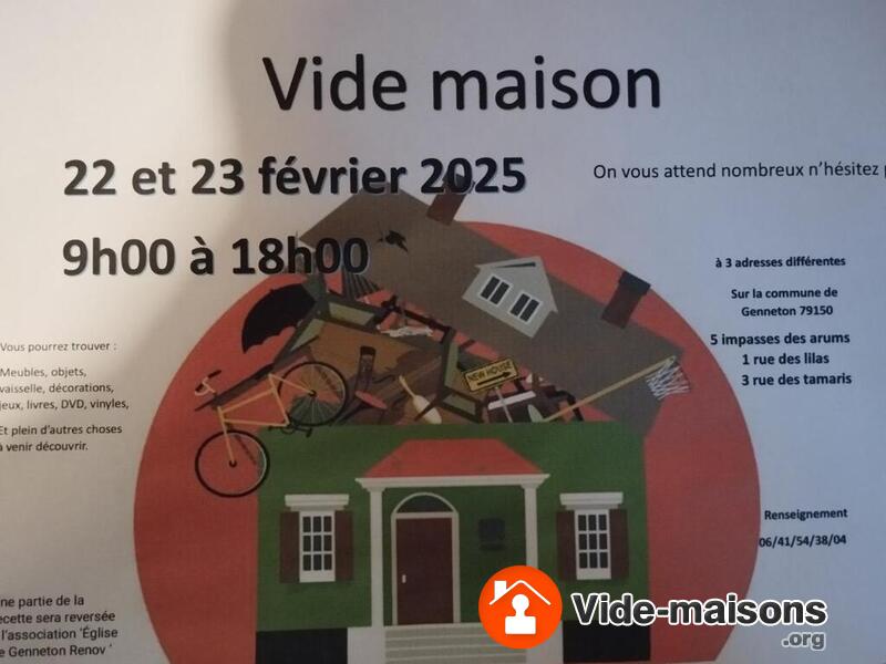 3 vides maison dans la commune de Genneton (79)