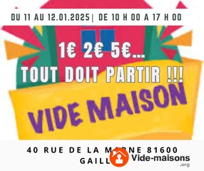 Photo du vide-maison Vide maison