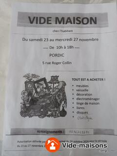 Photo du vide-maison Vide maison