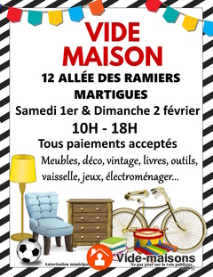 Photo du vide-maison Vide-maison complet