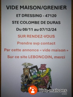 Photo du vide-maison Vide maison grenier et dressing